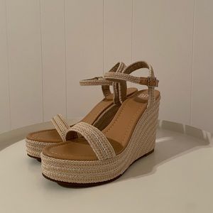 BP. Summer Espadrille Ankle Strap Wedge Sandal!